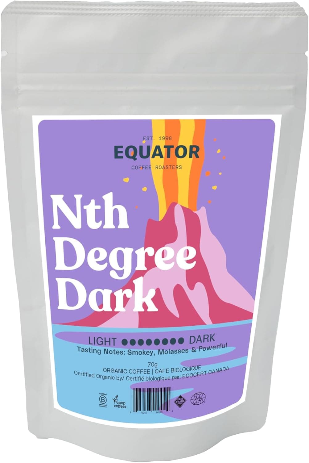 Equator Roasters NTH Degree Dark Organic Dark Roast Coffee